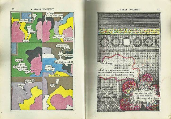 página del libro Humument